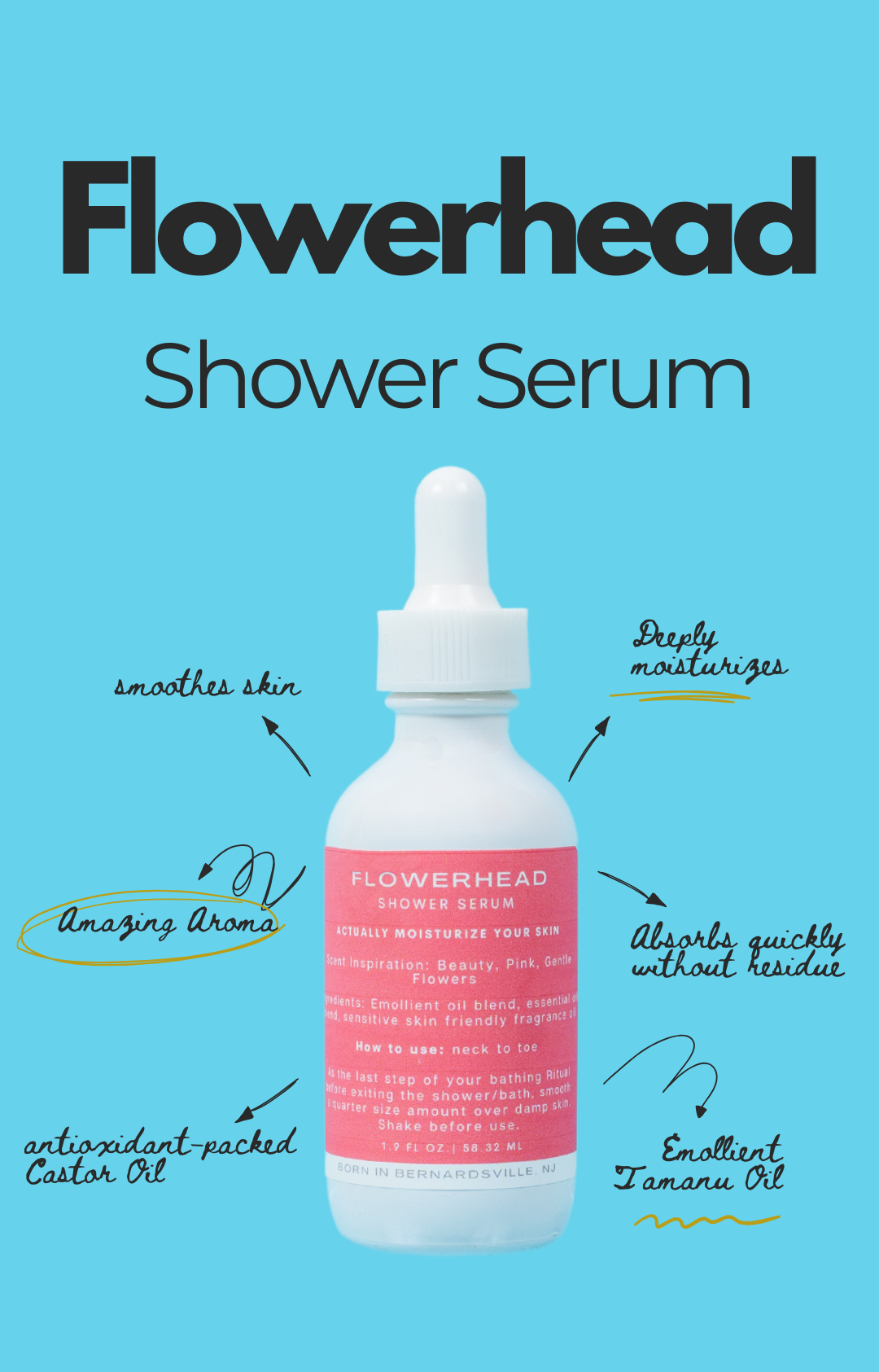 Flowerhead Shower Serum